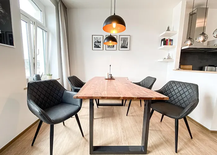 Luxus-apartment In Mit Privat-parkplatz Appartement Leipzig