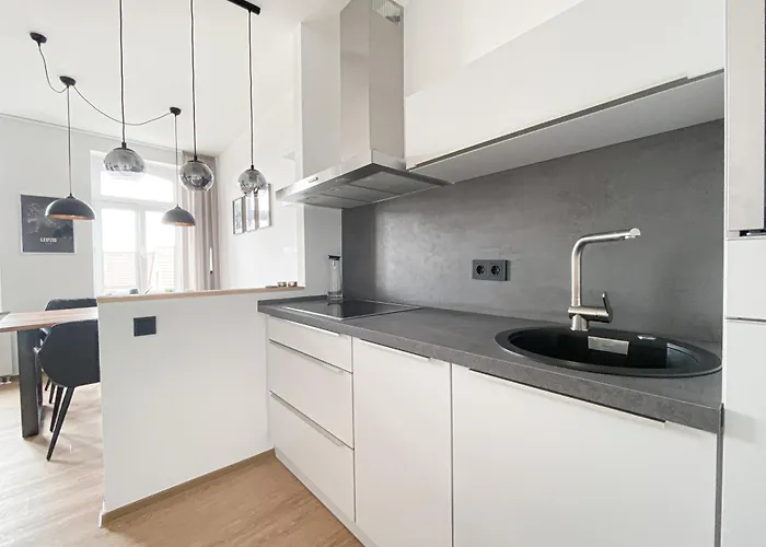 Luxus-apartment In Mit Privat-parkplatz Leipzig